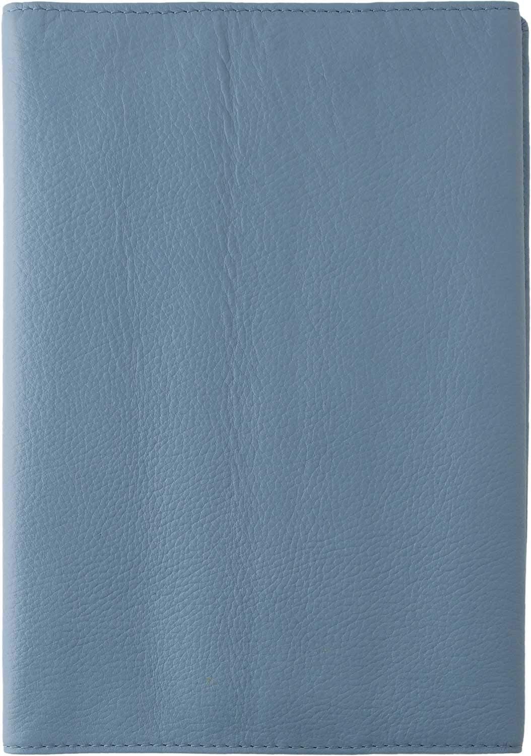 スリップオン(SLIP-ON) フリータイプ四六判ブックカバー OSL ソフトレザー 本革 グレイッシュブルー OSL-4501-GBL 5,351円