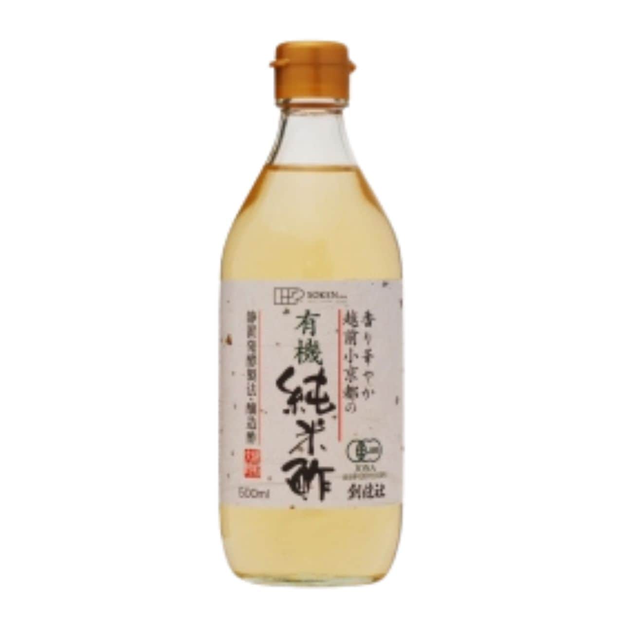 創健社 越前小京都の有機純米酢 500ml 12本 越前小京都 越前 小京都 有機純米酢 有機米酢 米酢 酢 す 純米酢 有機