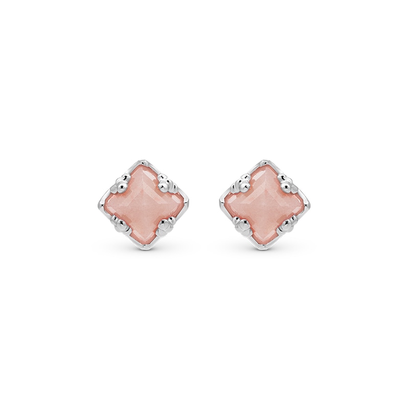 AO10392 Peach Moonstone ピアス