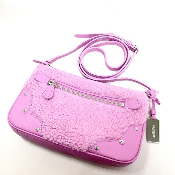 スモール ショルダーバッグ 36490 バッグ ピンク もこもこ