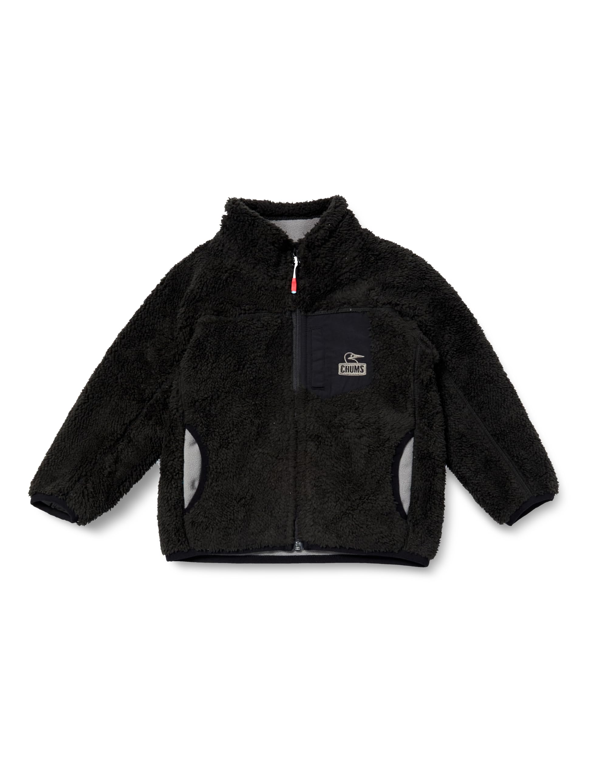 [チャムス] ボーイズコートジャケット Kids Bonding Fleece Jacket Black KS