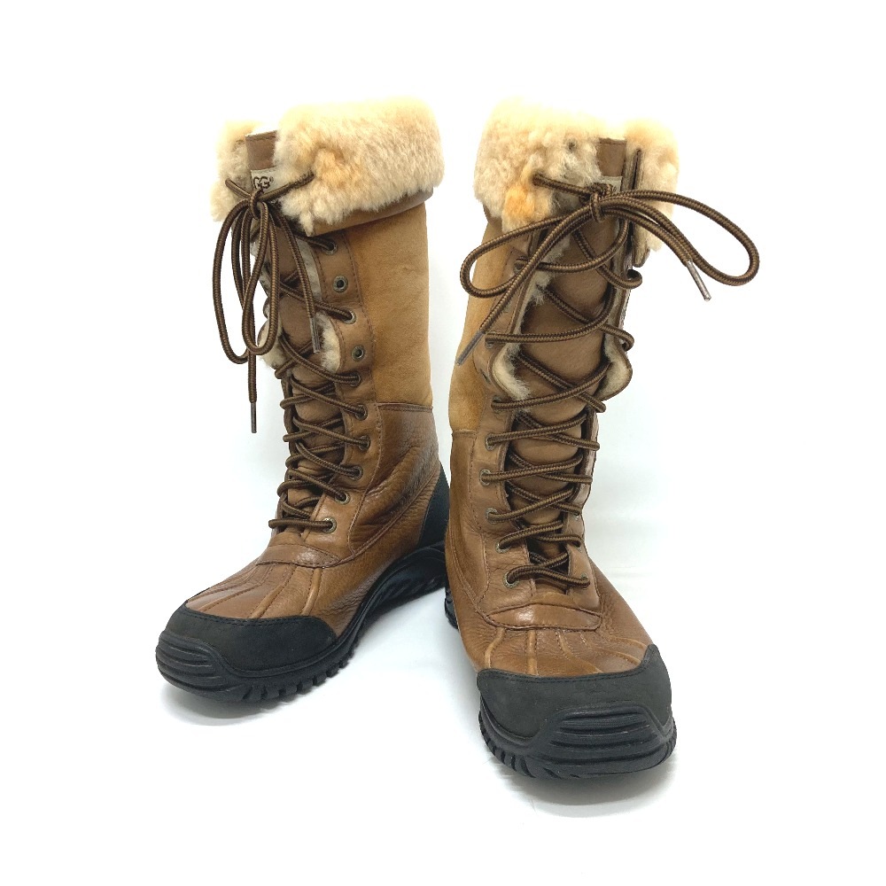 UGG アグ ブーツ アディロンダック トール ブーツ ロングブーツ レザー ブラウン