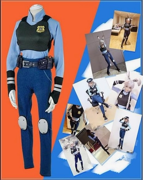 ズートピア ジュディホップス ディズニー 警察官 コスプレ衣装