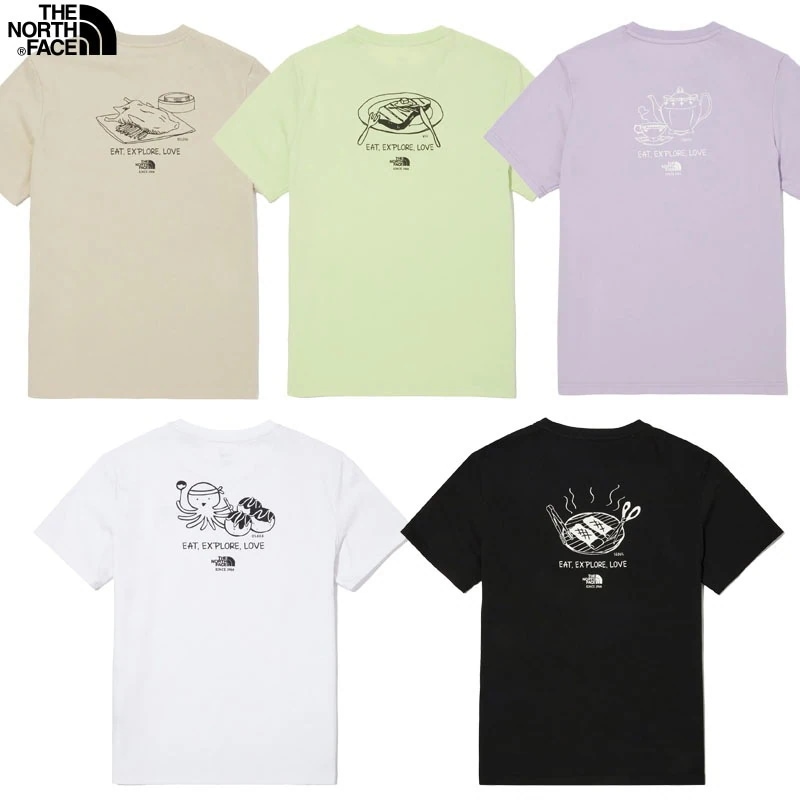 韓国正規品保証 関税負担なし NT7UN18A CITY TRAVEL SS R TEEデイリー 基本 着装 男子 女子 人気 韓国 ファッション 男女共用 アウトドア