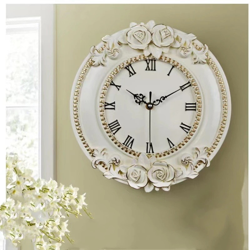 壁掛け時計 レトロ時計 掛け時計 北欧 インテリア ローマ レトロ風 おしゃれ 静音 時計 部屋 リビング