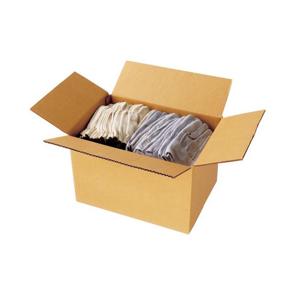 （まとめ）TANOSEE 無地ダンボール箱 B4（S）サイズ 高さ250mm 業務用パック 1パック（30枚） 3セット