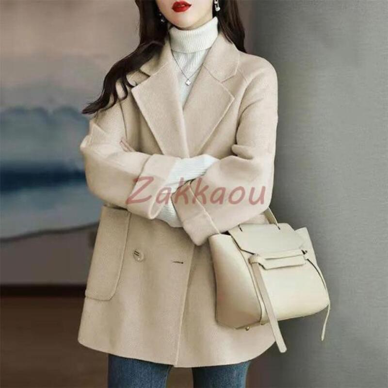 ピーコートPレディース秋冬シャーリングショートコート女性ジャケットアウターウェアカジュアル20 30 40