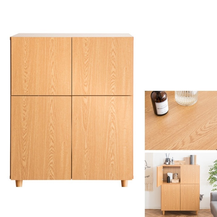 キャットトイレクローゼット Galetta ガレッタ CR-1011-NT ナチュラル 組立式