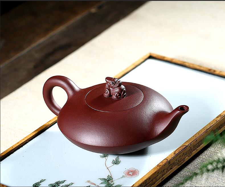 獣 急須 おしゃれ きゅうす 紫砂壺 丸急須 茶器 和食器 陶芸 煎茶道具 老紫泥製 セット