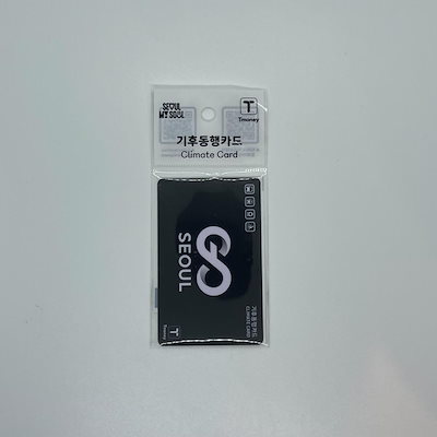 【日本入手不可】韓国限定 IU ノベルティ カード Qoo10] 韓国ソウル一日乗車券「気候同行カード」地