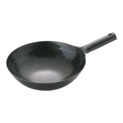 他サイト： 山田工業所 鉄 打出片手中華鍋(板厚1.2mm) 30cm ATY9130の商品画像