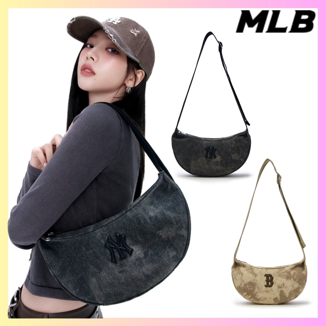 [Aespa カリナ 着用] Vintage Washing Shoulder Bag 2カラー + FREE OMAKE ショルダーバッグ レディースバッグ カジュアルバッグ 韓国ファッション