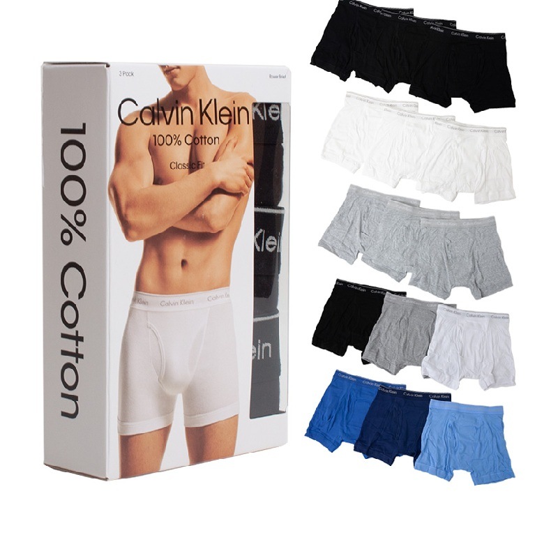 ボクサーパンツ 3枚セット アンダーウェア 下着 ファッション メンズ nb4003