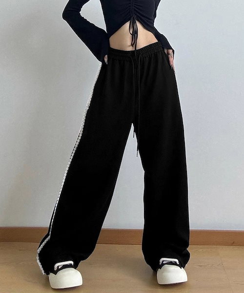 Qoo10 カーゴパンツ レディース ワイド パンツ