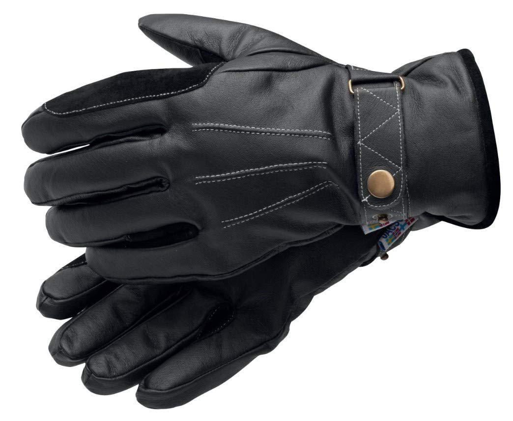 ジャクソン(Jacson) ライダー用 手袋/ミトン 革手袋 Leather gloves lined ブラック/オフホワイト XL 580220 580220 [並行輸入品]
