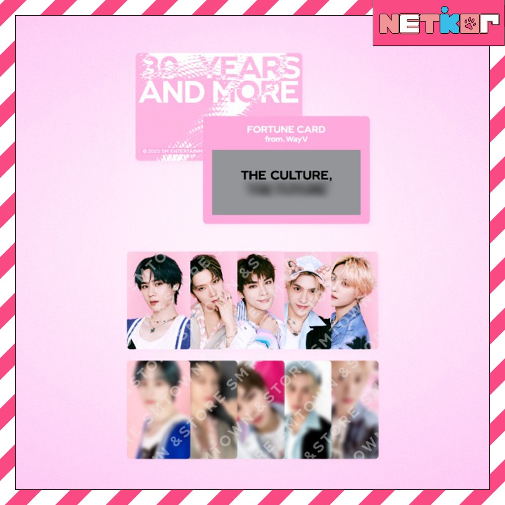 【10個買ってお得】WayV - FORTUNE SCRATCH CARD SET [ SMTOWN LIVE 2025 1st OFFICIAL MD ] 公式グッズ