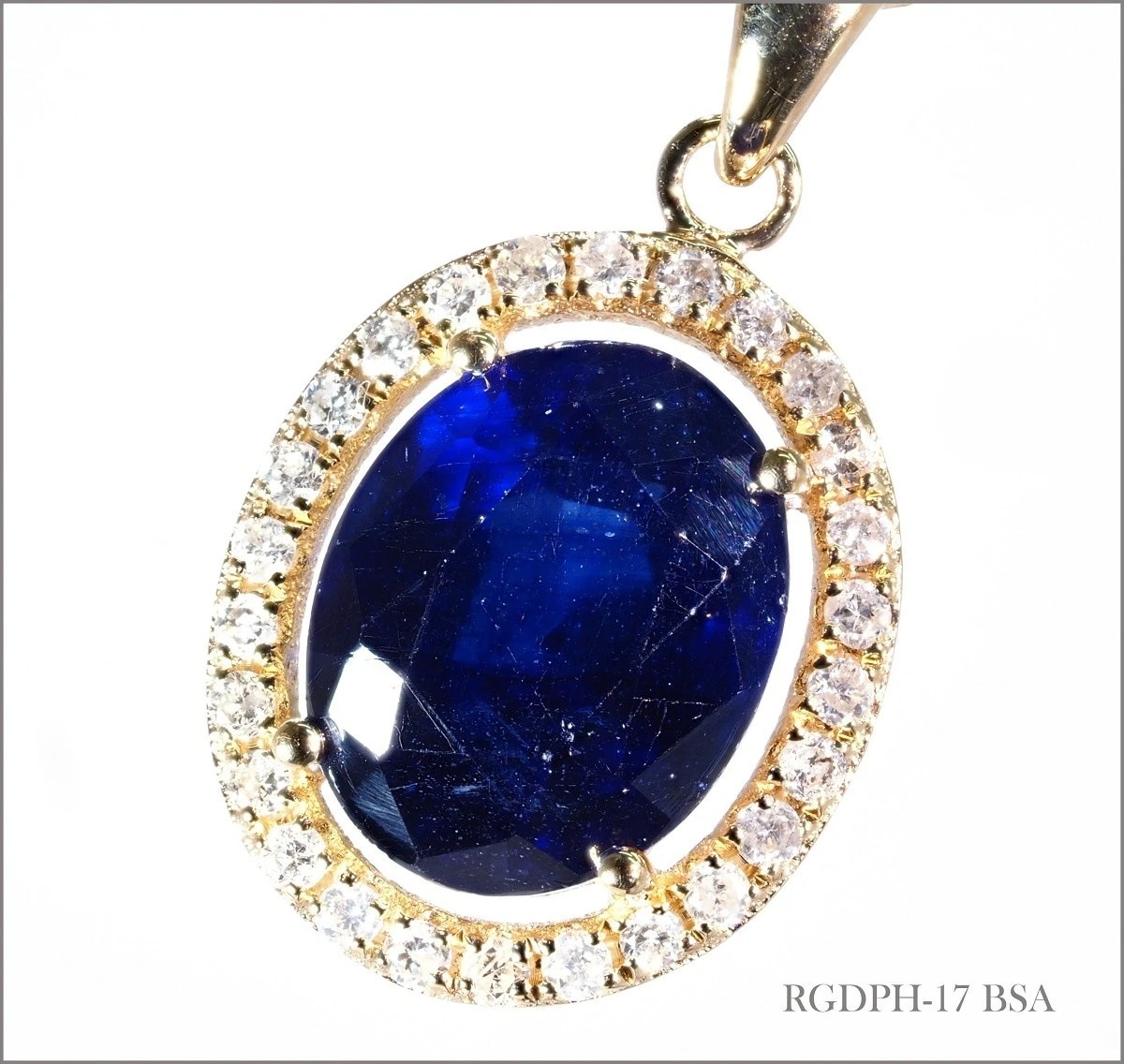 天然 ダイヤモンド サファイア ネックレス 高級 3.18ct K18YG 18金製品 74