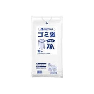 （業務用10セット）ジョインテックス ゴミ袋 LDD半透明 70L 10枚 N209J-70