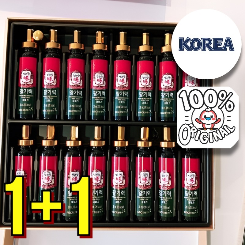 [1+1] 6年根 韓国紅参活気力16本 免疫力記憶力疲労ビタミンBC