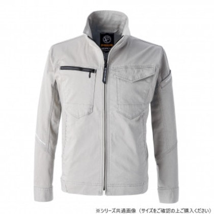 イーブンリバー ソリッドストレッチジャケット ストーンシルバー(55) サイズ:5L US1607 4,650円