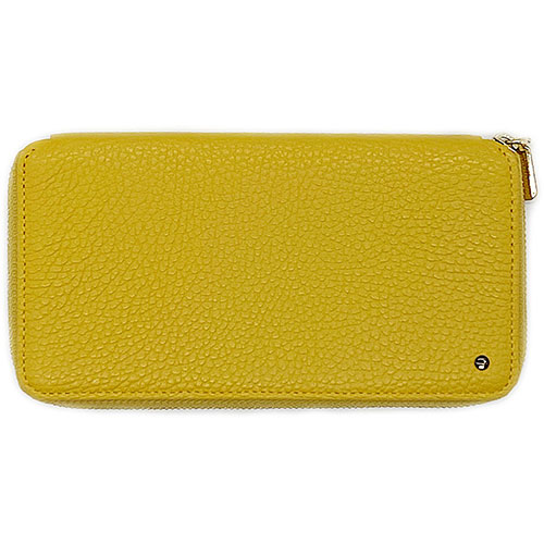 RIE SIDE ラウンドウォレット SLIM イエロー