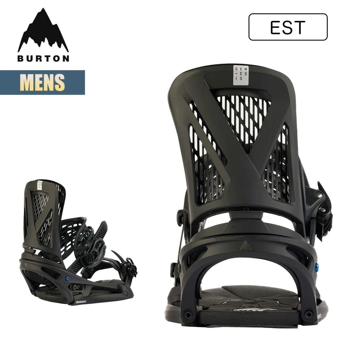 ビンディング メンズ 25-26 ジェネシス EST W26JP-105631 Mens Genesis EST Snowboard Binding スノーボード バインディング スノーボードギア