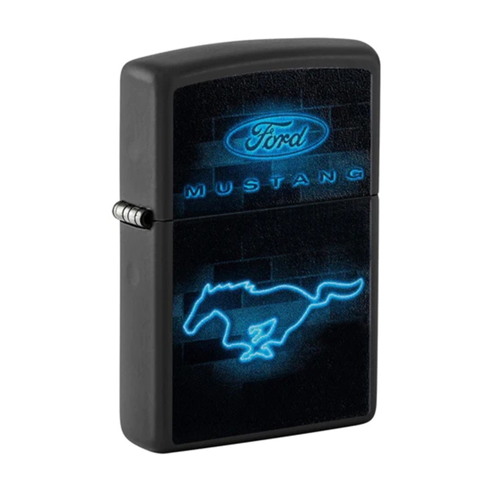 Zippo ジッポーライターコラボ フォードネオン馬デザイン レギュラー 北米シリーズ 48404印刷