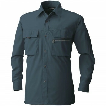 桑和 485 長袖シャツ LLサイズ ナイトネイビー（55）