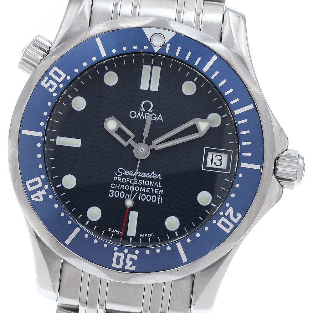 オメガ OMEGA 2551.80 シーマスター300 デイト 自動巻き ボーイズ _933130【中古】