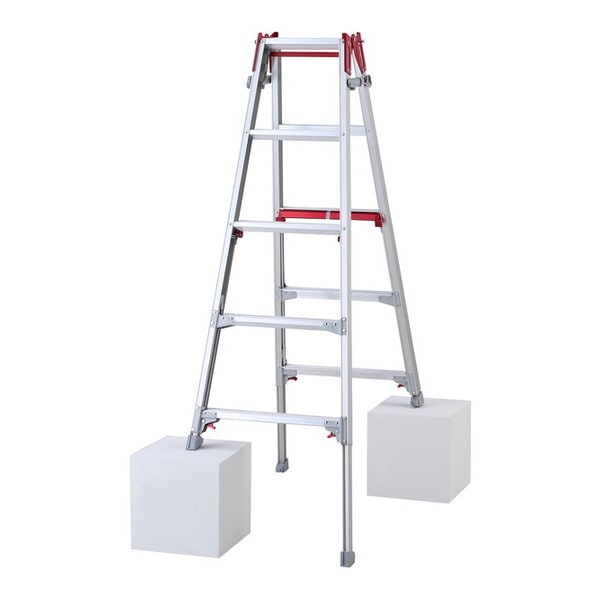 長谷川工業 上部操作式伸縮脚立 シャガマン 5尺 RYR-15a メーカー直送