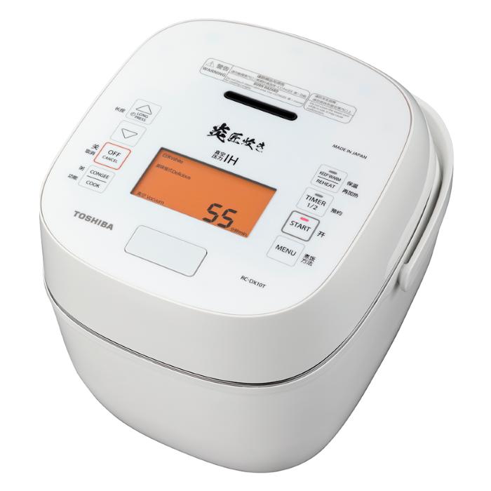 海外向け炊飯器 220V仕様 真空圧力IH炊飯器 5.5合炊き ホワイト RC-DX10T-W 58,410円