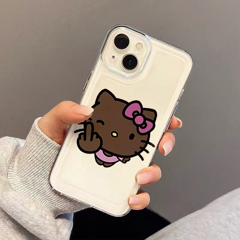 【1つ買うと10個もらえる】急速出荷! かわいい iphoneケース キティちゃん 日焼け スマホケース iphone16ケース キティ iphone15ケース 韓国 iphone141311ケース