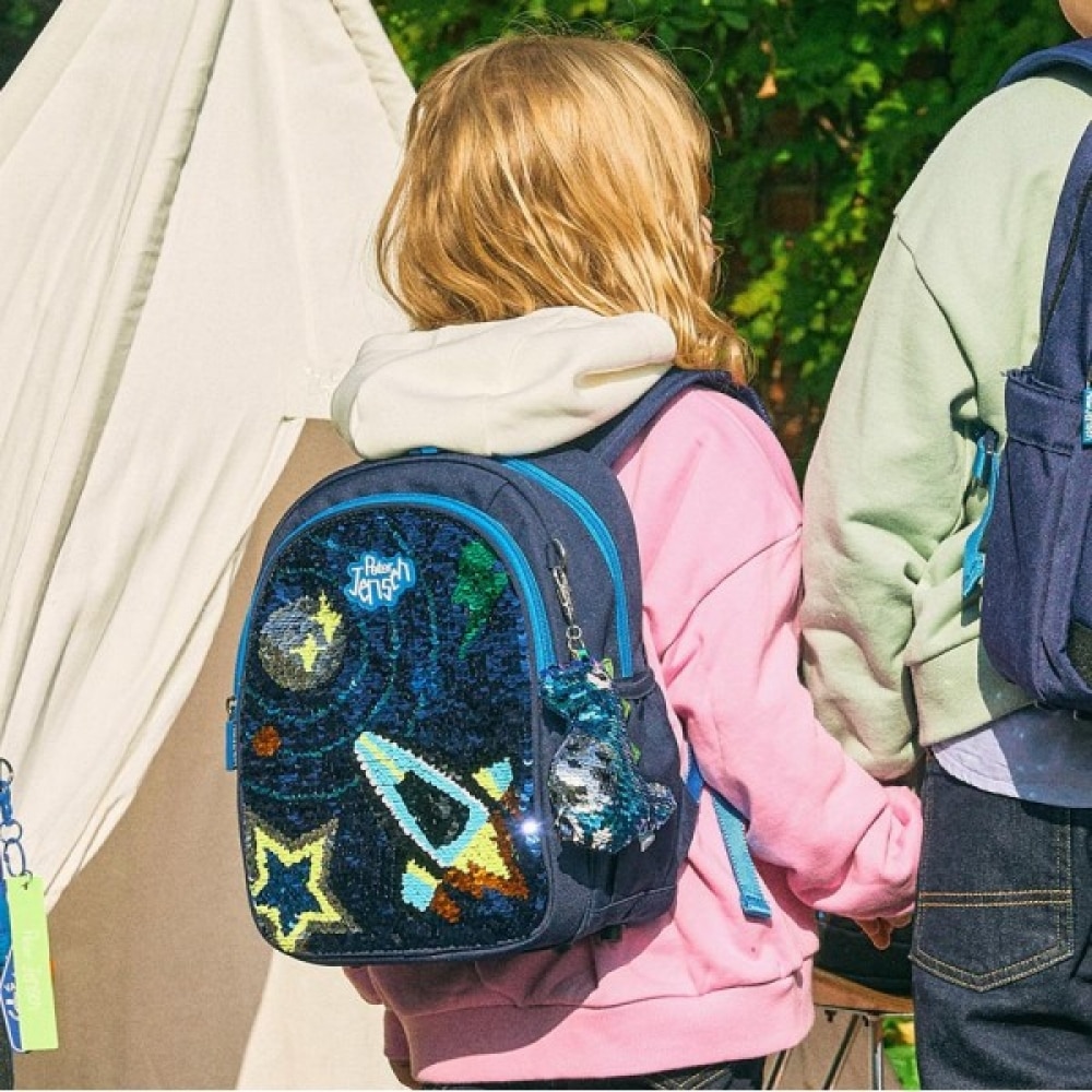 ピータージェンソン PJ スーパー チェンジ トドラー用バックパック＋キーホルダーセット (PSS62YU01M_NV)