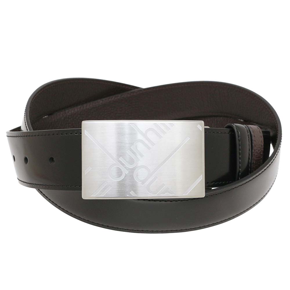 ダンヒル ベルト メンズ ブラック×ブラウン リバーシブル 本革 レザー DUNHILL DU26R4A75MD20142