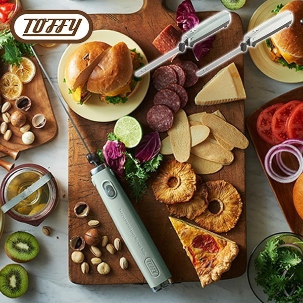 電動ナイフ パン切り包丁 電動マルチナイフ パンスライサー ブレッドナイフ K-EK1-PA/-AW