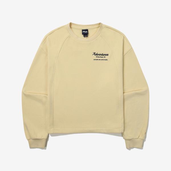 FILA セミクロップ スモール グラフィック トレーナー
