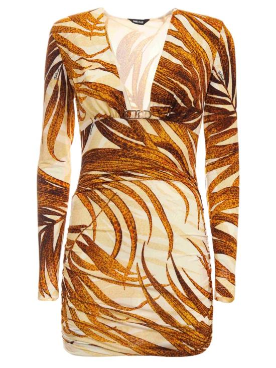 JUST CAVALLI Women Dresses 80PAO957JS560638 Brown