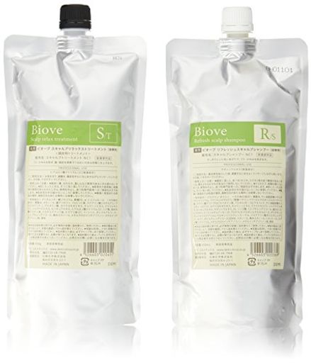 【セット】 デミ コスメティクス ビオーブ リフレッシュスキャルプシャンプー 450ML 【詰替え用】【医薬部外品】 + リラックス トリートメント 450G 【詰替え用】【医薬部外品】 シャンプー