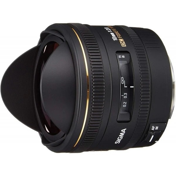 【中古】シグマ SIGMA 単焦点魚眼レンズ 10mm F2.8 EX DC FISHEYE HSM キヤノン用 対角線魚眼 APS-C専用 477547
