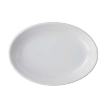 福井クラフト メラミン50cm玉渕小判深鉢ホワイト 51354040