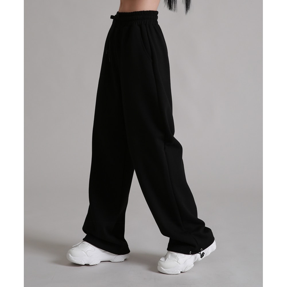 一番女性らしいソフトストリングトレーニングワイドパンツ 3色