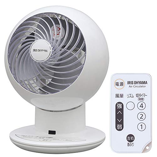 アイリスオーヤマ サーキュレーター アイ 静音 左右首振り 18畳 パワフル送風 PCF-SC15 ホワイト 5,505円
