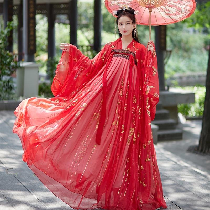 チャイナ服 漢服 セットアップ レディース ワンピース プレ衣装 チャイナドレス ドレス 唐装漢服 宮廷衣装 舞台ステージ衣装 中国風 豪華華流-263