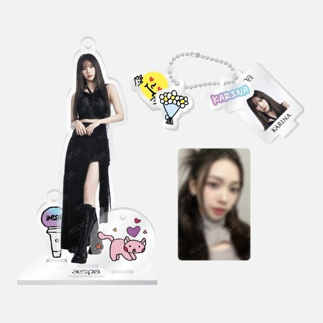 aespa ACRYLIC STAND KEY RING - 2023 1st Concert SYNK : HYPER LINE