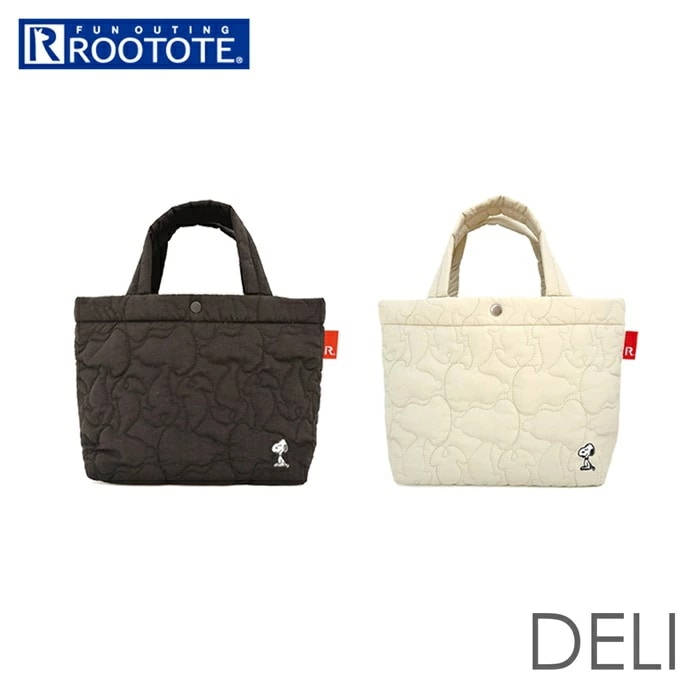 ルートート スヌーピー ROOTOTE 8414 通販 トートバッグ トートバック レディース 小さめ おしゃれ かわいい オシャレ 可愛い キルティング ナイロン DELI デリ quilt キルト