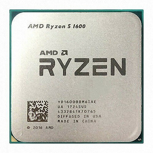 AMD Ryzen 5 1600（6C/12T）