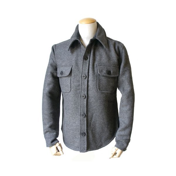 米軍 C.P.Oウールジャケット NVJJ127YN チャコールグレー 38（Ｍ）[レプリカ]