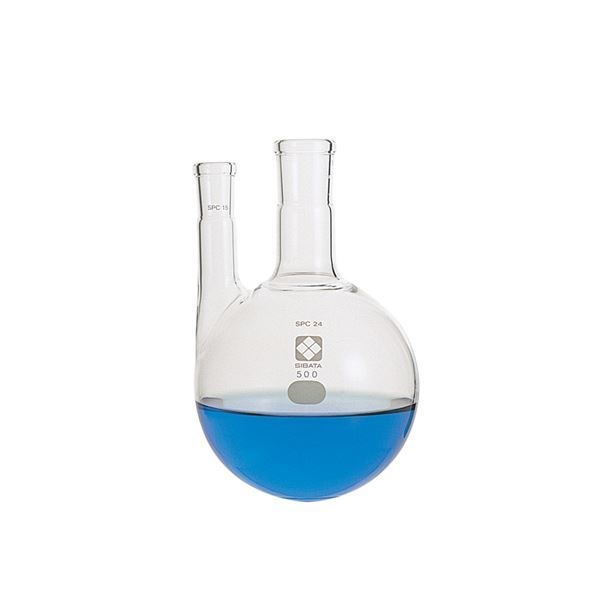 [柴田科学]SPC二口丸底フラスコ 500mL