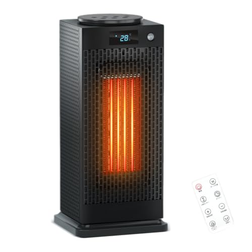 【2024冬新型 & ECO節電 ・ Ai知能恒温】 セラミックヒーター 人感センサー 首振り 電気ファンヒーター 足元ヒーター 1500w 速暖 大風量 立体送風 セラミックファンヒーター 小型 暖