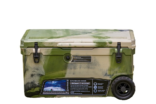 ハードクーラーボックス 70QT (66.2L) アイスランドクーラー アーミーカモ